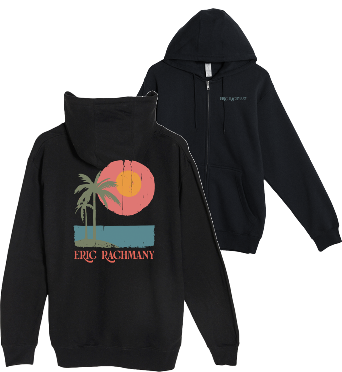 Sunrise Zip Hoodie (Black)